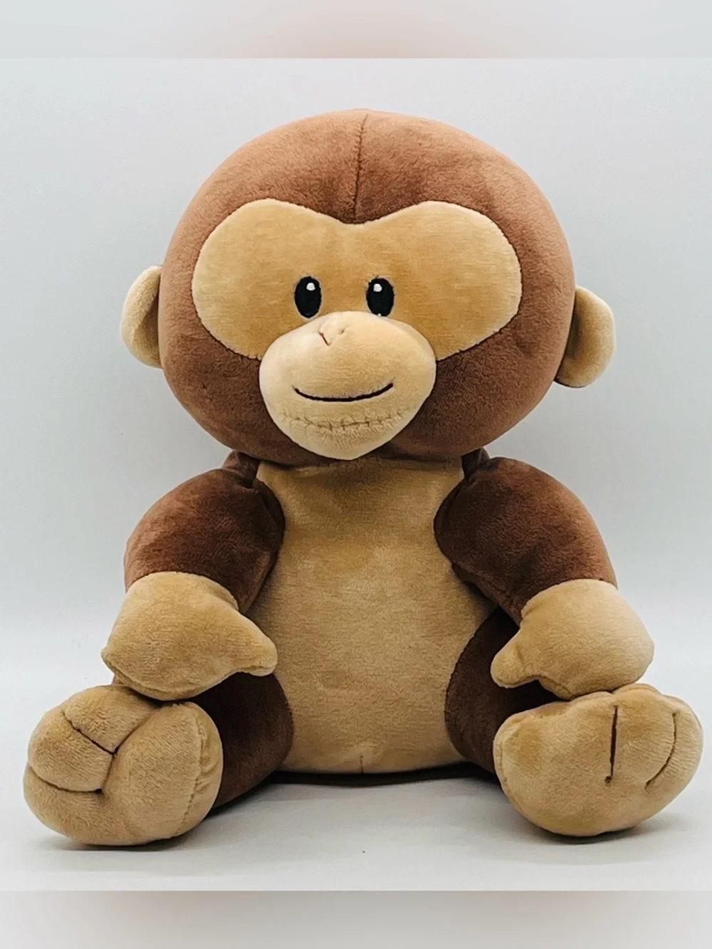 Ty Pluffies Banana the Monkey Chimp Stuffed Animal Plush NO HANG TAG